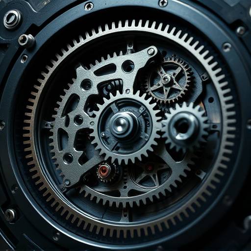 A clock with gears inside, symbolizing efficient time management, representing Time Management